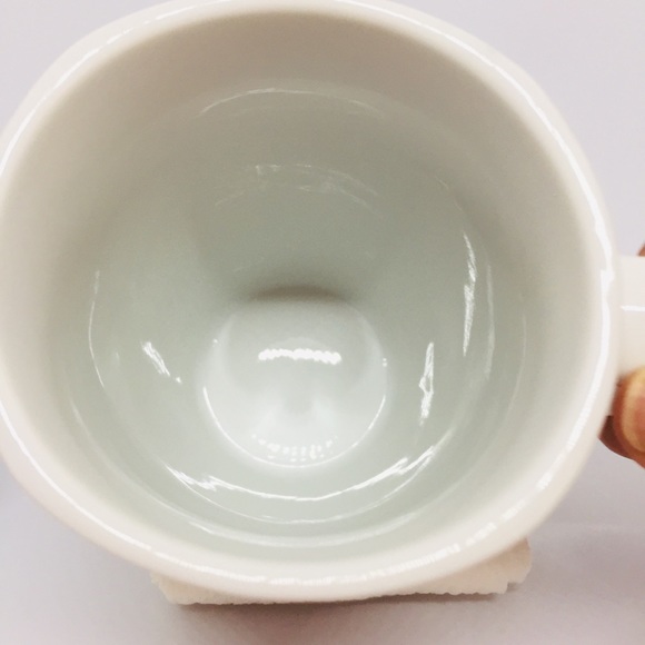 Set of 2 - Corelle Kyoto Red & Gray Leaves Cups - Picture 4 of 5